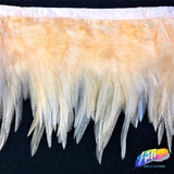 4-6" Bleached Dyed Saddle Fringe (1 Yard)
