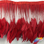 6-8" Stripped Coque Fringe (1/2 Yard)