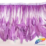 6-8" Stripped Coque Fringe (1/2 Yard)