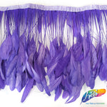 6-8" Stripped Coque Fringe (1/2 Yard)