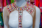 Chained Stone Body Chain, XY3150