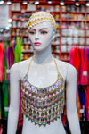 Chained Stone Body Chain Top, XY3960
