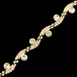 5/8" Wavy Crystal Rhinestone Trim, RT-004