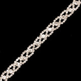 3/8" Spiral Crystal Rhinestone Trim, RT-008