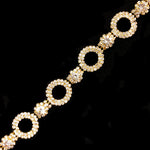 3/4" Round Crystal Rhinestone Trim, RT-032