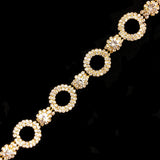 3/4" Round Crystal Rhinestone Trim, RT-032