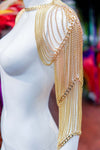 Gold Shoulder Chain Jewelry, RD-045