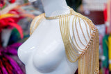 Gold Shoulder Chain Jewelry, RD-045