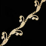 1 7/8" Swirl Crystal Rhinestone Trim, RT-059