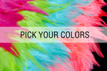 4-6" Bleached Dyed Saddle Fringe (1 Yard)