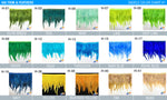 4-6" Bleached Dyed Saddle Fringe (1 Yard)