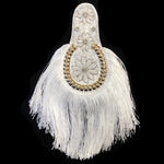 Beaded Rhinestone Epaulet with Tassel Fringe, EP-026 (sold per piece)