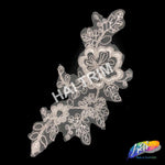 White Lace Flower Applique, LAP-01