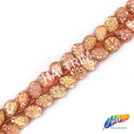 SALE! 2-row Beaded Textured Stone Trim by Yard Piece, ACR-003