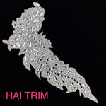 Gel-Back Rhinestone Appliques, Colored Iron-on Crystal Rhinestone Patches, IRA-038