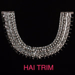 SALE! Gel-Back Rhinestone Appliques, Colored Iron-on Crystal Rhinestone Patches, IRA-048