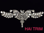 Colored Resin Rhinestone Motif Iron On Applique, IRA-054