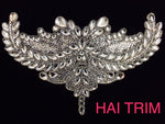Colored Resin Rhinestone Motif Iron On Applique, IRA-055