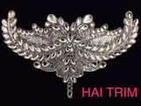 Colored Resin Rhinestone Motif Iron On Applique, IRA-055