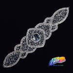 Rhinestone Motif Iron On Applique, IRA-063