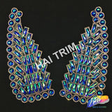 Multicolor Gel-Back Rhinestone Appliques, IRA-080