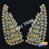 Multicolor Gel-Back Rhinestone Appliques, IRA-080