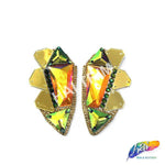 Multicolor Gel-Back Rhinestone Appliques , IRA-087