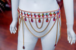 Chained Stone Body Chain Belt, XY2480