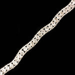 1/2" Wavy Crystal Rhinestone Trim, RT-005