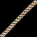 3/8" Spiral Crystal Rhinestone Trim, RT-008