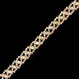 3/8" Spiral Crystal Rhinestone Trim, RT-008