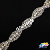 1/2” Marquise Beaded Rhinestone Trim (sold by yard piece), BRT-001