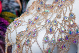 SALE! Crystal Rhinestone Couture Bodice Necklace, RCN-001