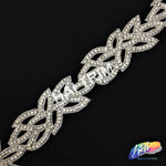 2 1/4” Beaded Rhinestone Trim (sold by yard piece), BRT-020