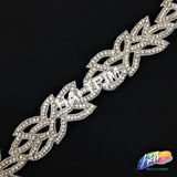 2 1/4” Beaded Rhinestone Trim (sold by yard piece), BRT-020