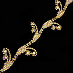 1 7/8" Swirl Crystal Rhinestone Trim, RT-059