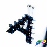 SALE! Black Sequins Beaded Letters and Numbers with Dangling Beads