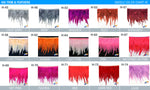 4-6" Bleached Dyed Saddle Fringe (1 Yard)