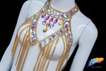 Chained Stone Body Chain, XY3180
