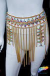 Chained Stone Body Chain Belt, XY4200
