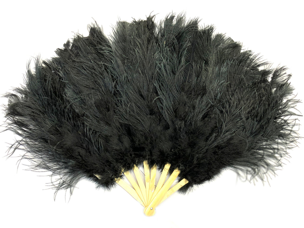 Ostrich Feather Fans  Dyed Costume Feathers