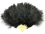 Black Ostrich Feather Fan