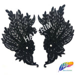 Beaded Sequins Lace Applique, LAP-24