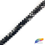 3/8" Herringbone Rhinestone Iron on Trim, IRT-063