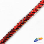 3/8" Herringbone Rhinestone Iron on Trim, IRT-063
