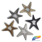 Star Rhinestone Indian Applique on Mesh, BA-022
