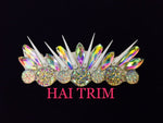 Spike Resin Stone Motif Applique, NAS-028