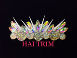 Spike Resin Stone Motif Applique, NAS-028