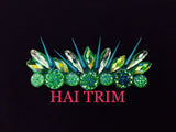 Spike Resin Stone Motif Applique, NAS-028