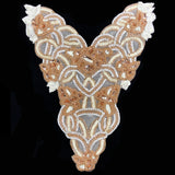 Beaded Sequins Bodice Applique, BSA-02